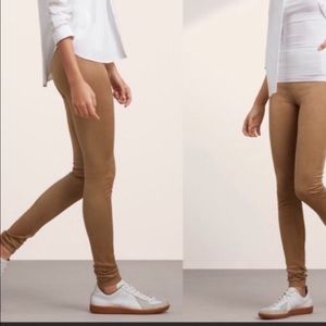 NWOT Wilfred Tan Suede Daria Pant Sz Small